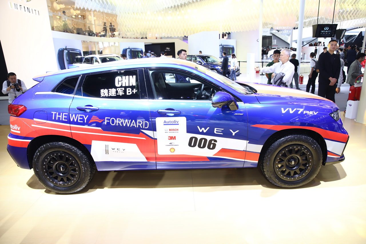 2019广州车展实拍：WEY VV7混动