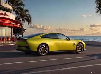 2025款小鹏P7 四驱 律动黄 官图