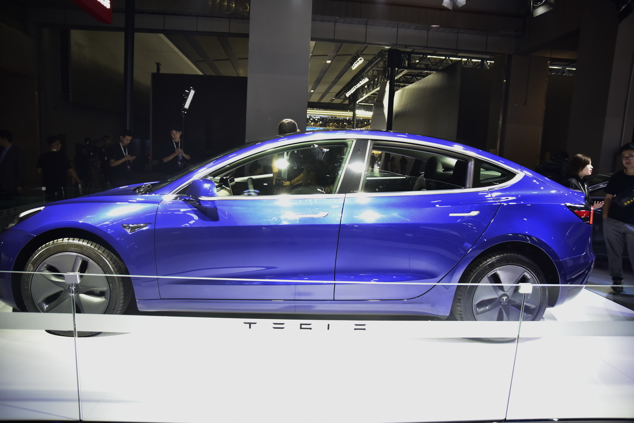 2019广州车展实拍：特斯拉Model 3